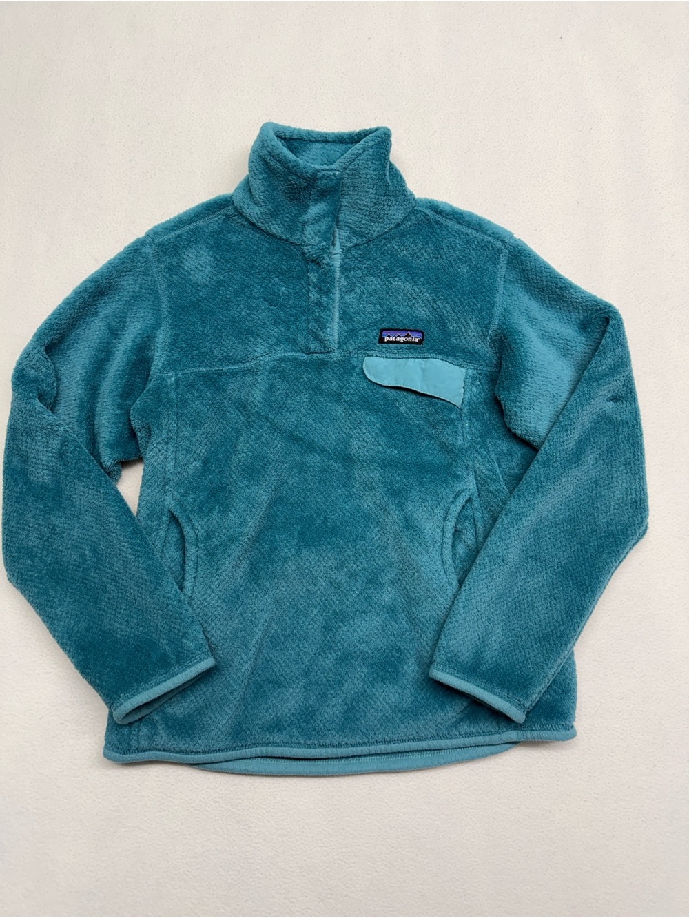 Patagonia teal Re Tool Snap T pullover Women size S